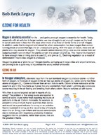 Ozone for Health
