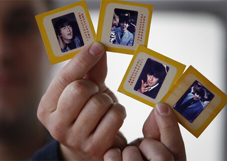 Photo of Beatle Slides Taken by Bob Beck