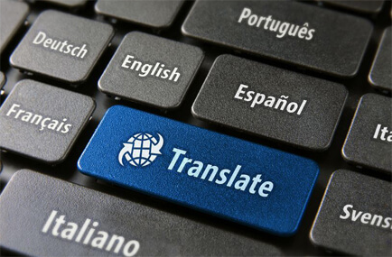 Image of Keyboard in different languages